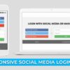 Social Media Login Form Using Html & Css