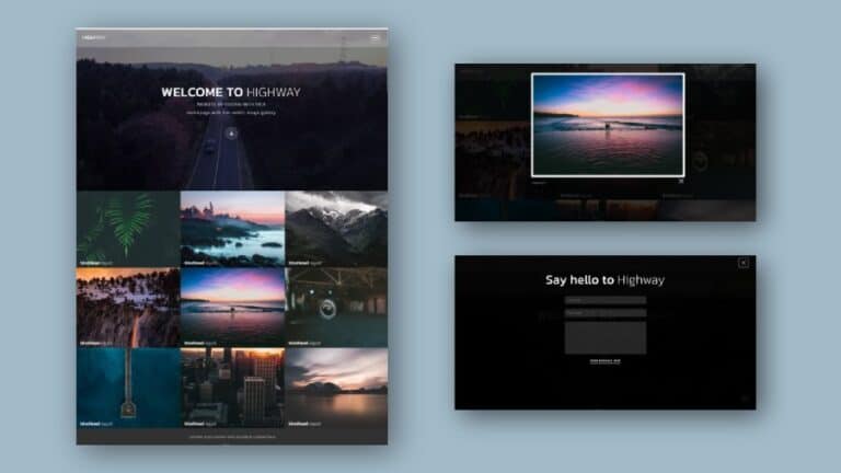 Home Page With Image Gallery Website Using Html Css Js Bootstrap4 ...
