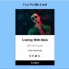 Profile Card using HTML and CSS