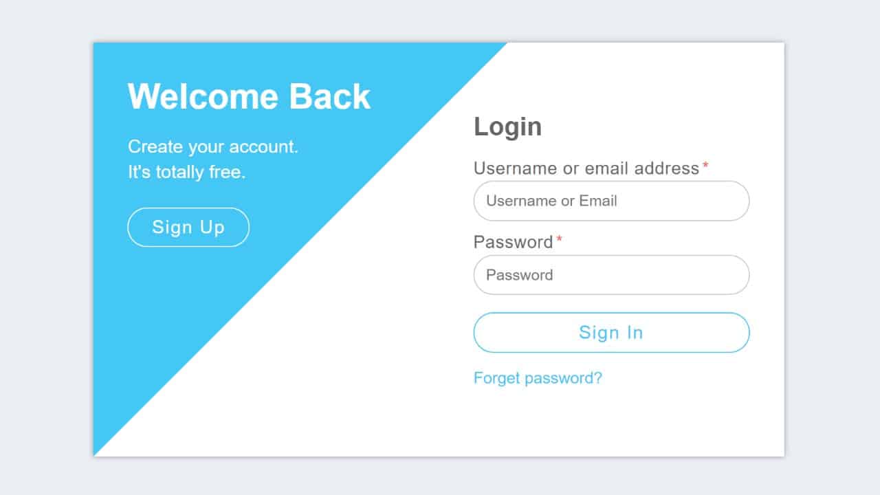 Login Form Design Using Html Css - Coding With Nick