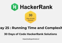 HackerRank Day 25: Running Time and Complexity 30 days of code solution HackerRank Day 25: Running Time and Complexity 30 days of code solution